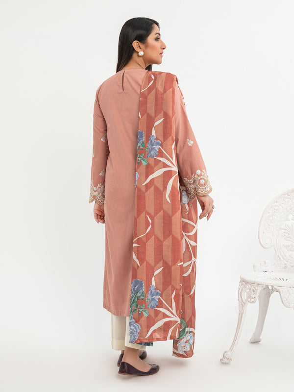 Limelight 2 Piece Karandi Suit-Embroidered(Pret)