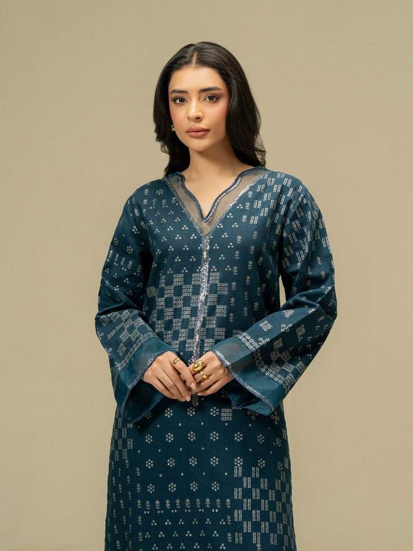 Limelight 2 Piece Khaddar Suit-Embellished (Pret)