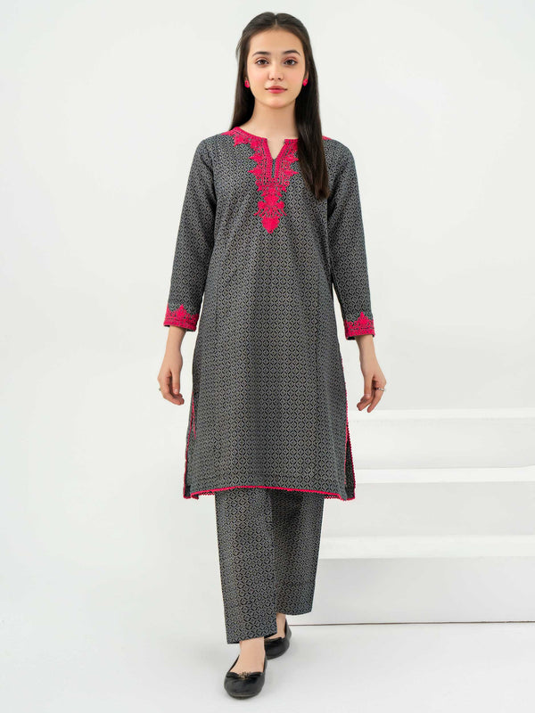 limelight 2 Piece Khaddar Suit-Embroidered