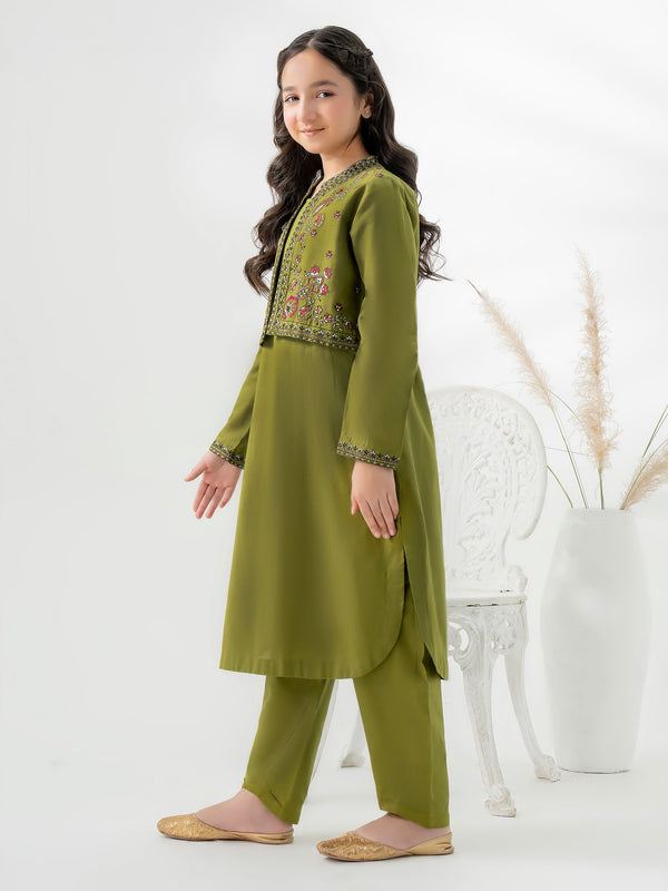 Limelight 2 Piece Khaddar Suit-Embroidered