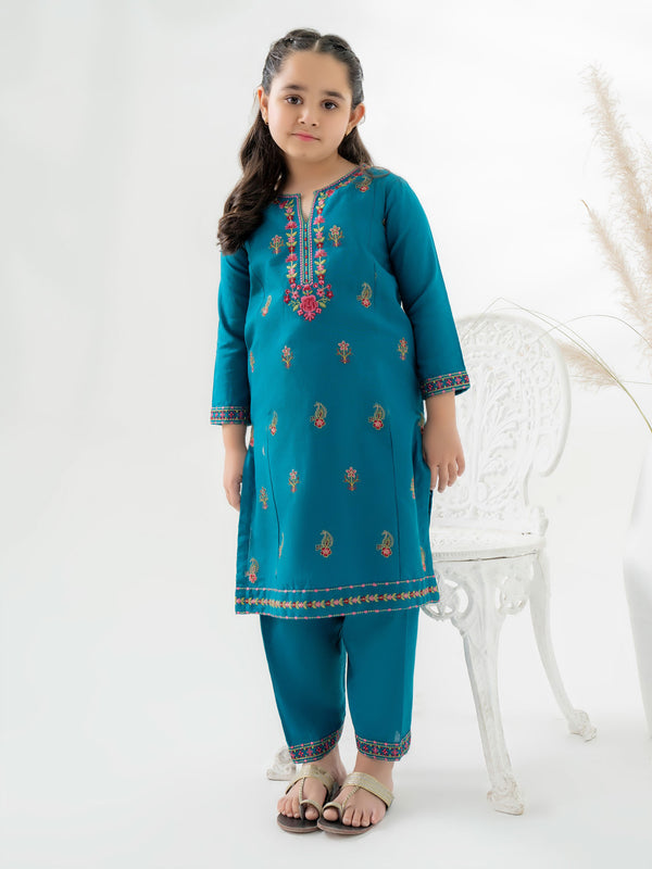 Limelight 2 Piece Khaddar Suit-Embroidered