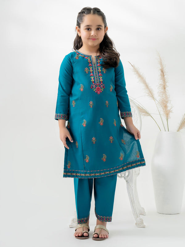 Limelight 2 Piece Khaddar Suit-Embroidered