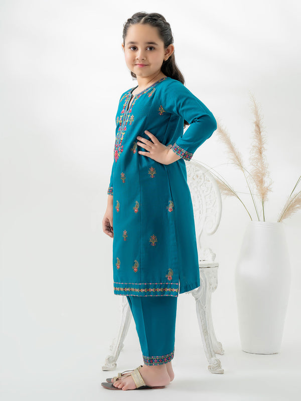 Limelight 2 Piece Khaddar Suit-Embroidered