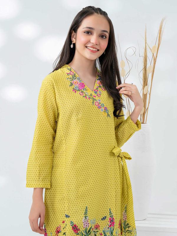 Limelight 2 Piece Khaddar Suit-Embroidered