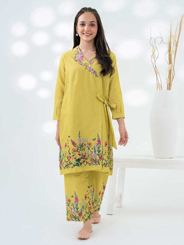 limelight 2 Piece Khaddar Suit-Embroidered