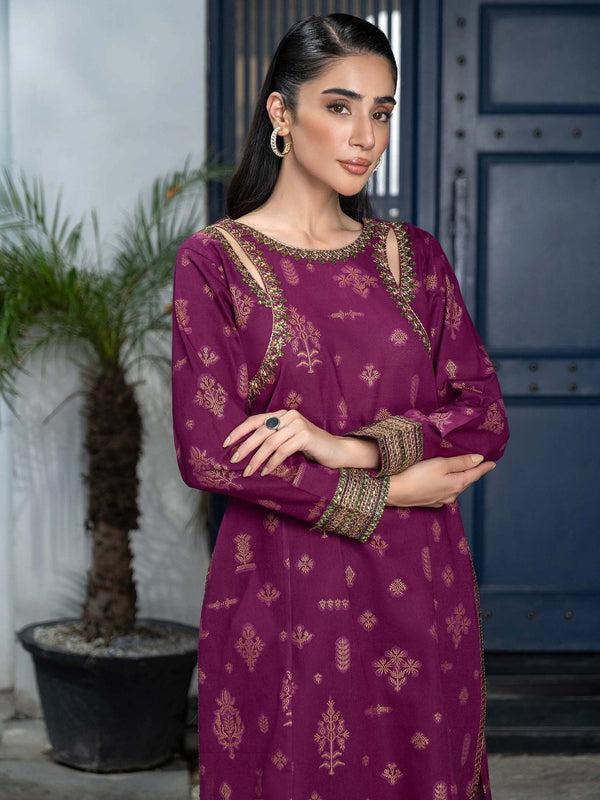 limelight 2 Piece Khaddar Suit-Embroidered (Pret)