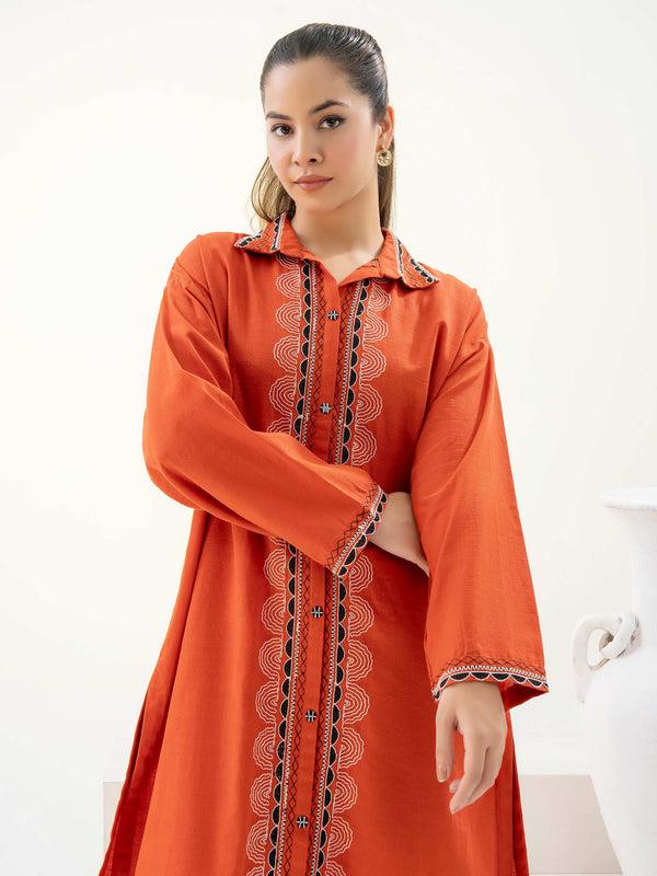 Limelight 2 Piece Khaddar Suit-Embroidered (Pret)