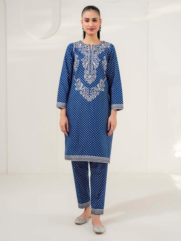 Limelight 2 Piece Khaddar Suit-Embroidered (Pret)