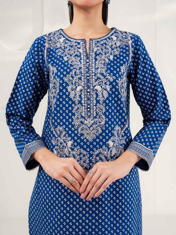 limelight 2 Piece Khaddar Suit-Embroidered (Pret)