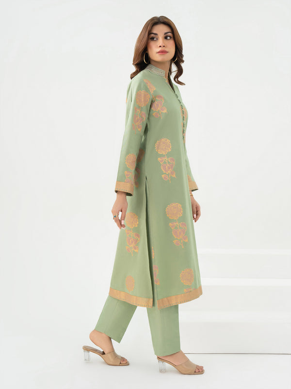 Limelight 2 Piece Khaddar Suit-Embroidered (Pret)