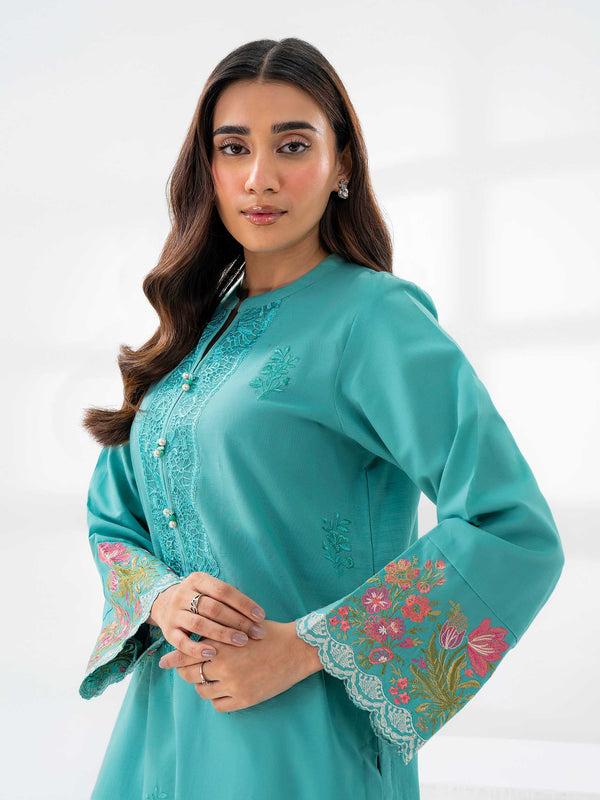 Limelight 2 Piece Khaddar Suit-Embroidered (Pret)