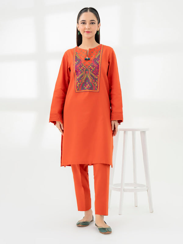 Limelight 2 Piece Khaddar Suit-Embroidered (Pret)