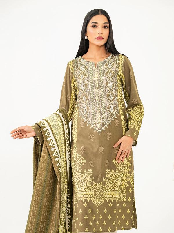 Limelight 2 Piece Khaddar Suit-Embroidered (Pret)