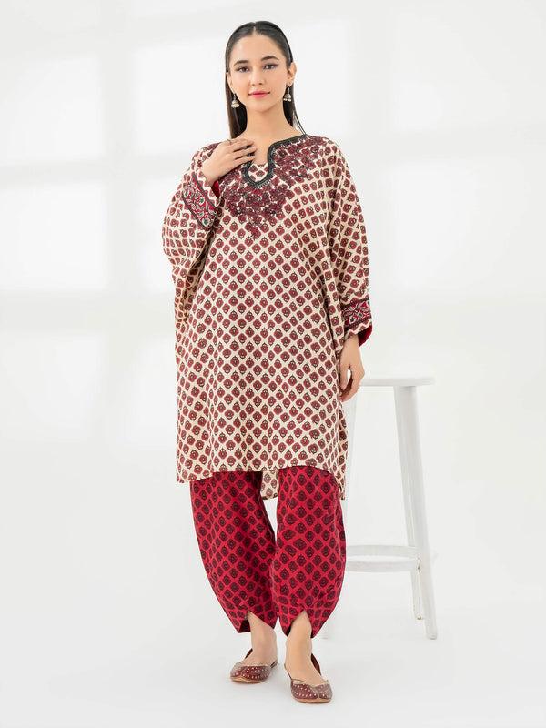 Limelight 2 Piece Khaddar Suit-Embroidered (Pret)