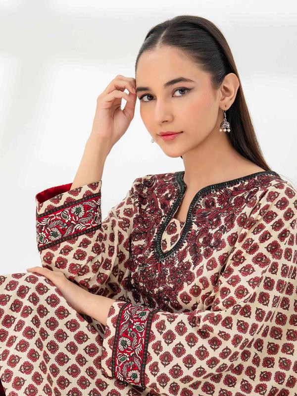 Limelight 2 Piece Khaddar Suit-Embroidered (Pret)