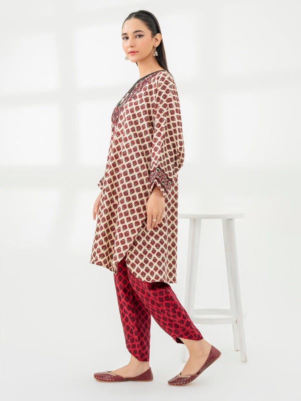 Limelight 2 Piece Khaddar Suit-Embroidered (Pret)
