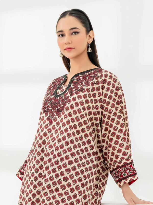 limelight 2 Piece Khaddar Suit-Embroidered (Pret)