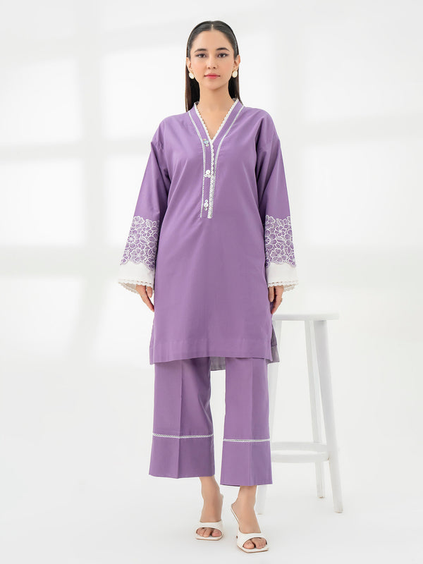 Limelight 2 Piece Khaddar Suit-Embroidered (Pret)