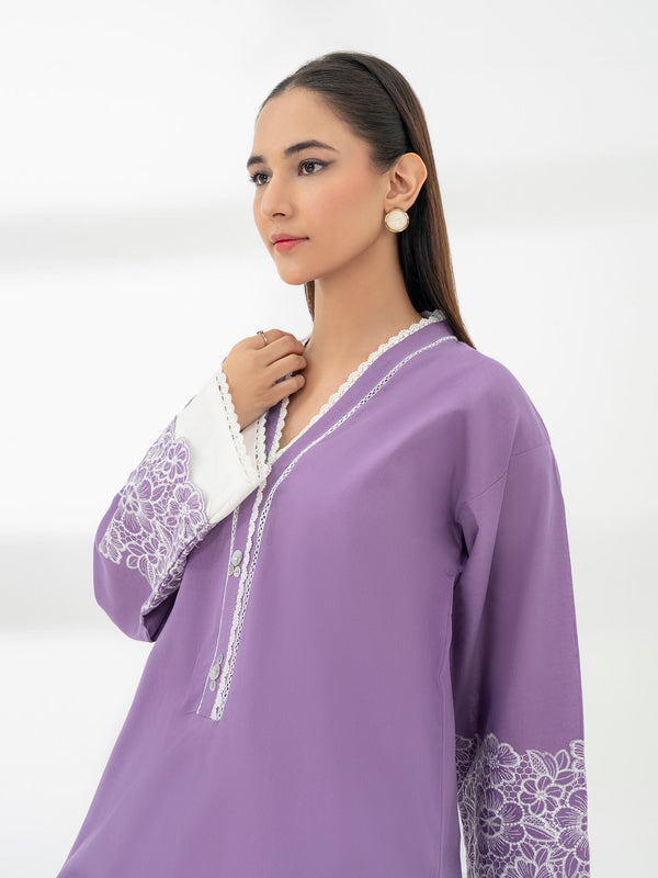 limelight 2 Piece Khaddar Suit-Embroidered (Pret)