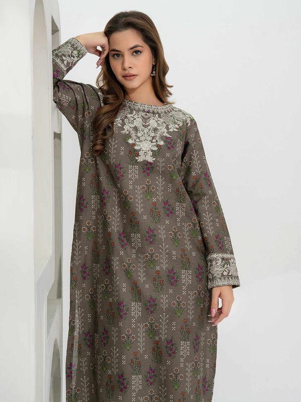 Limelight 2 Piece Khaddar Suit-Embroidered (Pret)