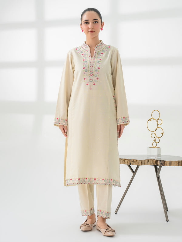 Limelight 2 Piece Khaddar Suit-Embroidered (Pret)