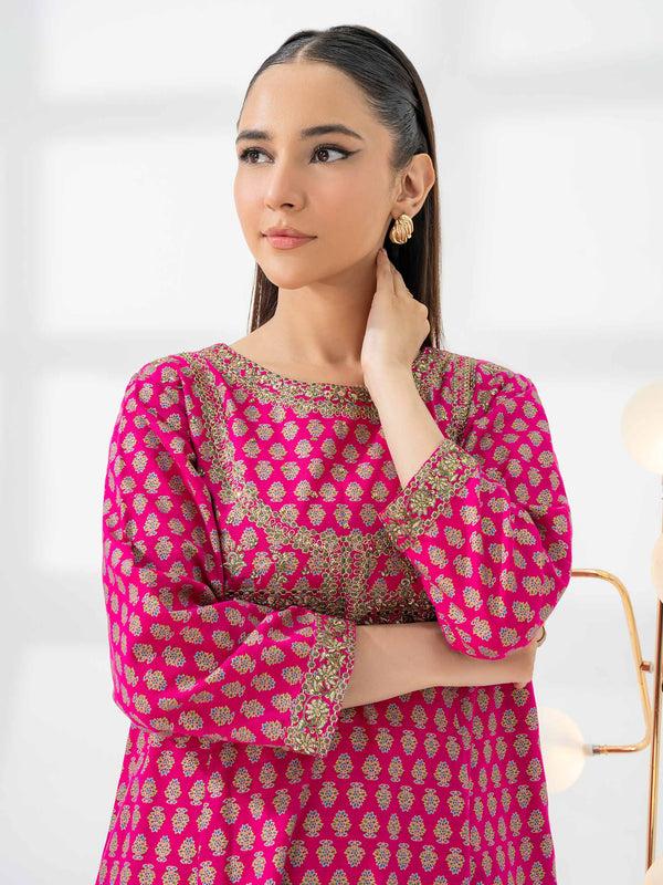 Limelight 2 Piece Khaddar Suit-Embroidered (Pret)