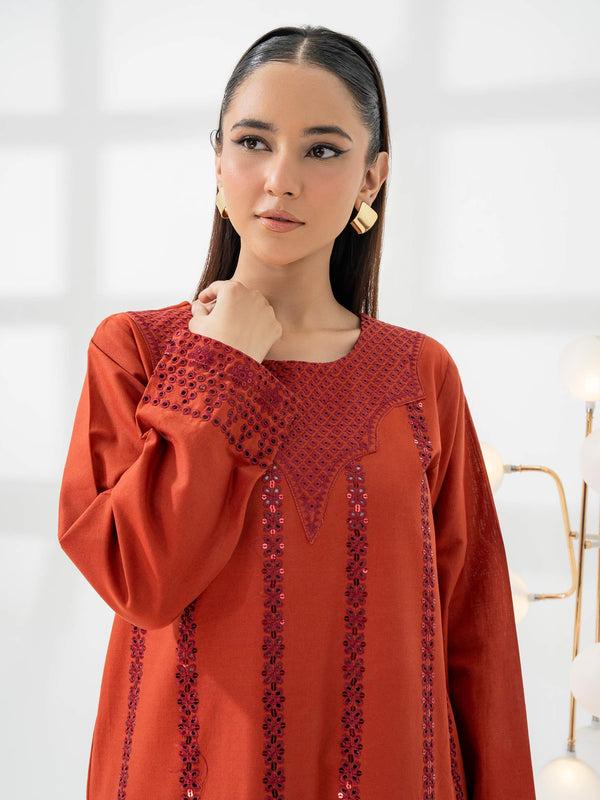 Limelight 2 Piece Khaddar Suit-Embroidered (Pret)