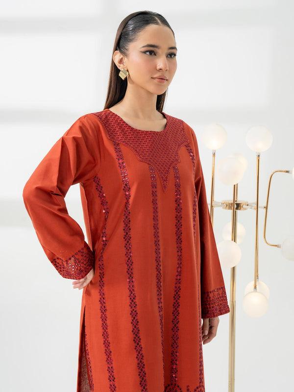 Limelight 2 Piece Khaddar Suit-Embroidered (Pret)