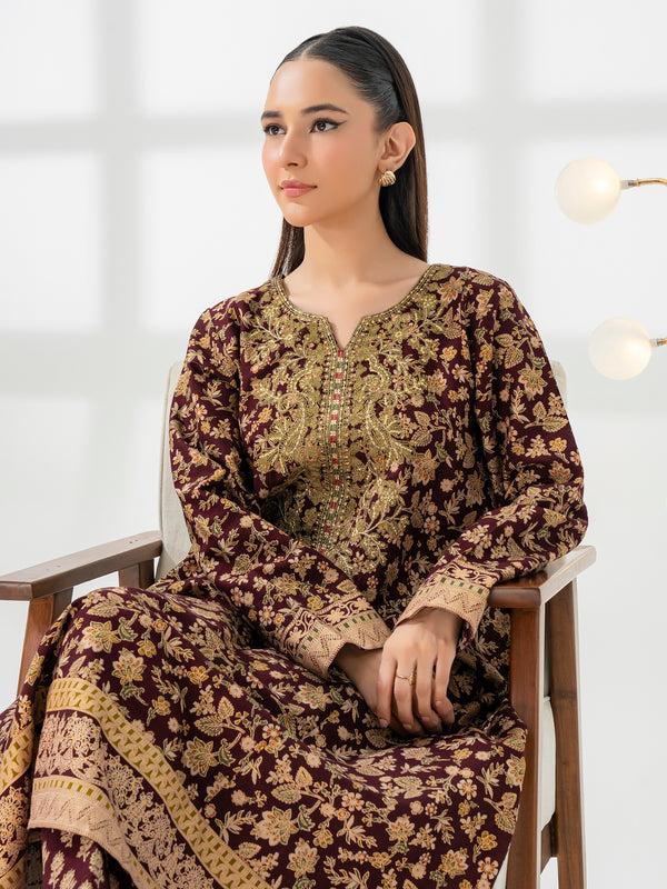 Limelight 2 Piece Khaddar Suit-Embroidered (Pret)