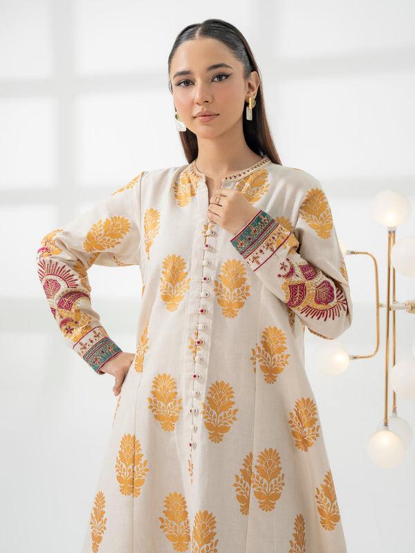 limelight 2 Piece Khaddar Suit-Embroidered (Pret)