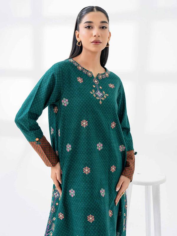 limelight 2 Piece Khaddar Suit-Embroidered (Pret)