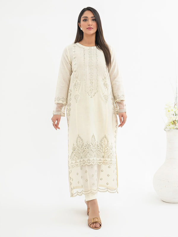 Limelight 2 Piece Khaddar Suit-Embroidered (Pret)