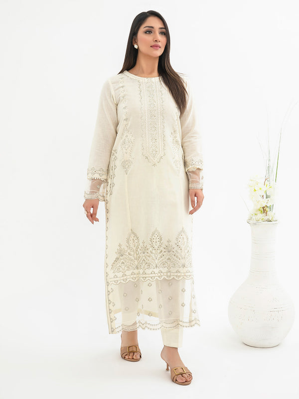 limelight 2 Piece khaddar Suit-Embroidered (Pret)