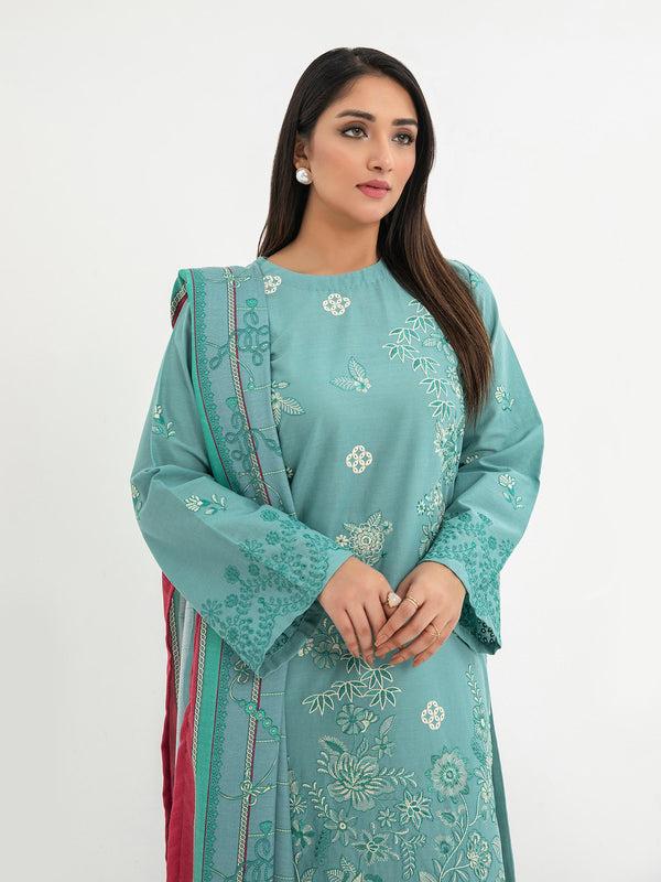 Limelight 2 Piece Khaddar Suit-Embroidered (Pret)