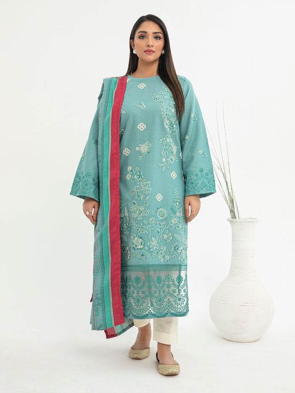 limelight 2 Piece Khaddar Suit-Embroidered (Pret)
