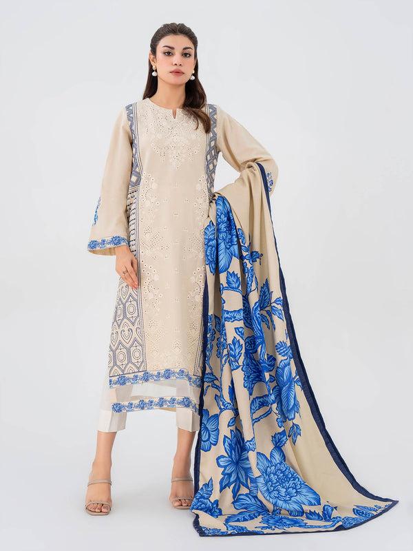 limelight 2 Piece Khaddar Suit-Embroidered (Pret)