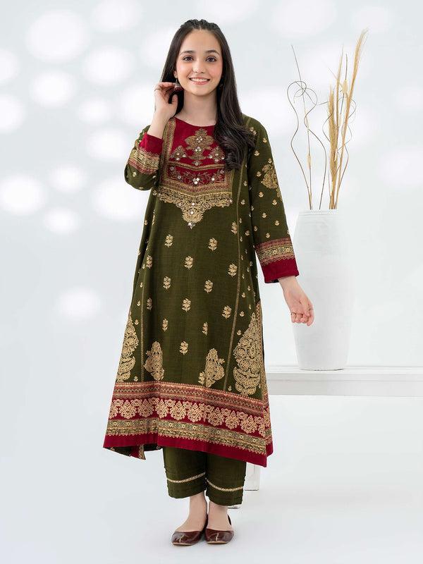 Limelight 2 Piece Khaddar Suit-Paste Print
