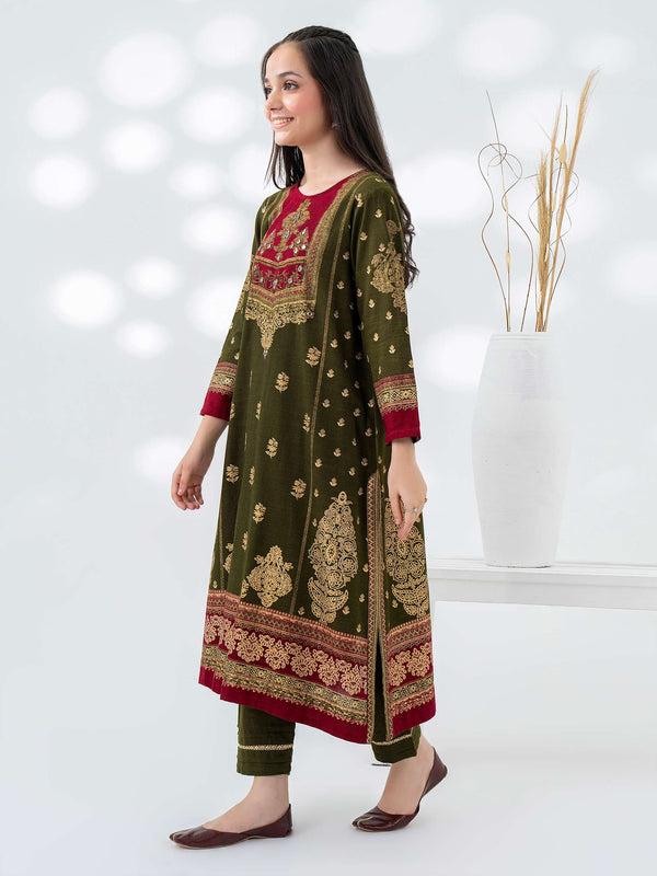 Limelight 2 Piece Khaddar Suit-Paste Print