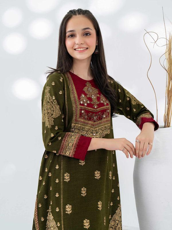 limelight 2 Piece Khaddar Suit-Paste Print