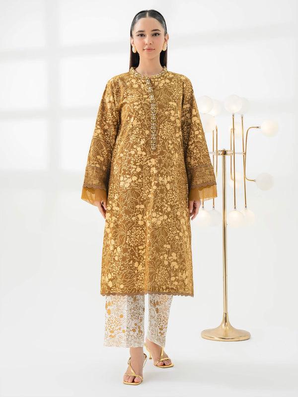 Limelight 2 Piece Khaddar Suit-Paste Print (Pret)