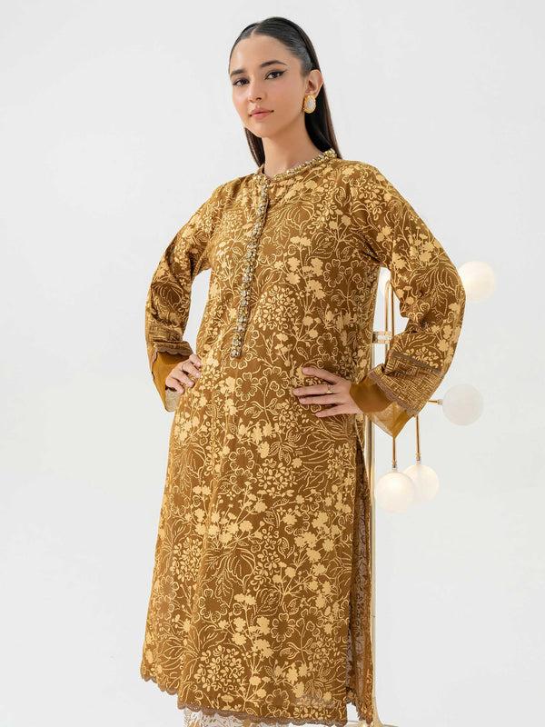 limelight 2 Piece Khaddar Suit-Paste Print (Pret)