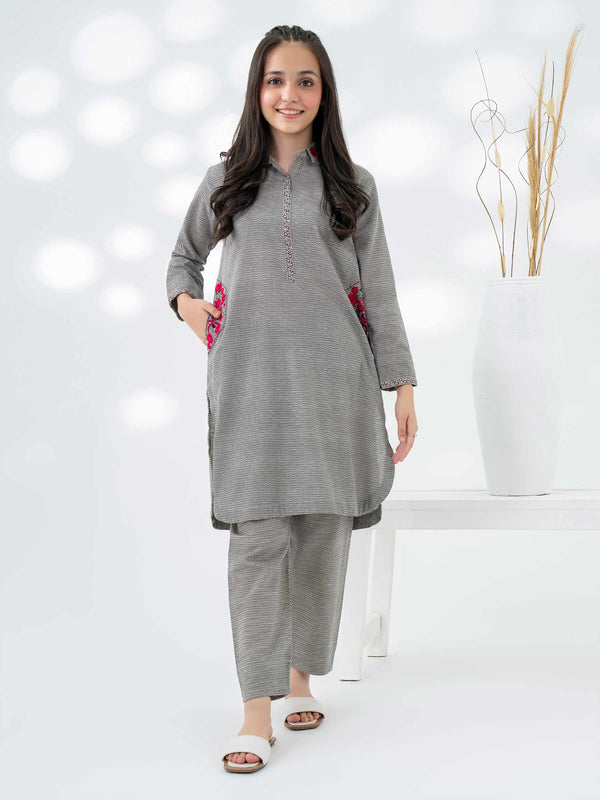 limelight 2 Piece Khaddar Suit-Paste Print