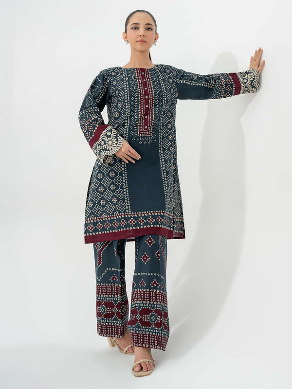 limelight 2 Piece Khaddar Suit-Printed (Pret)