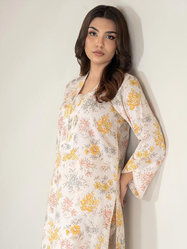 limelight 2 Piece Khaddar Suit-Printed (Unstitched)