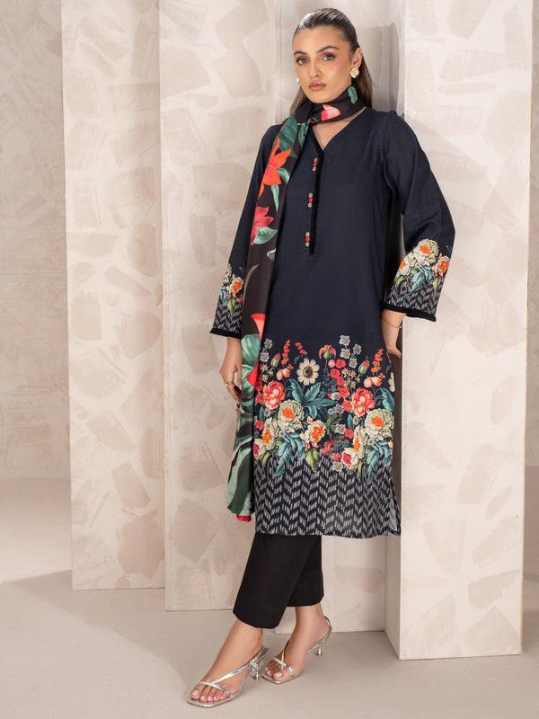Limelight 2 Piece Khaddar Suit-Printed (Unstitched)