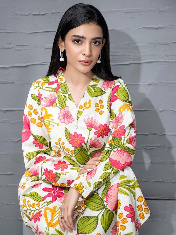 limelight 2 Piece Khaddar Suit-Printed (Unstitched)