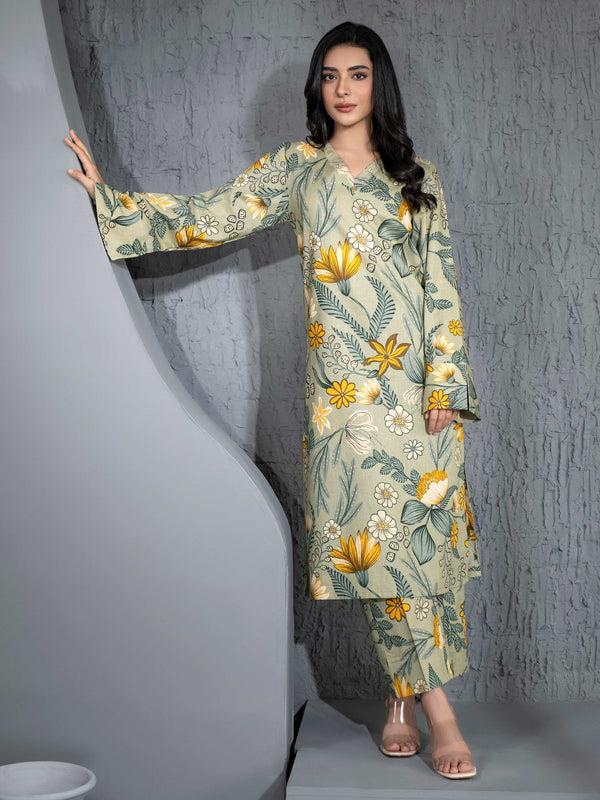 Limelight 2 Piece Khaddar Suit-Printed (Unstitched)