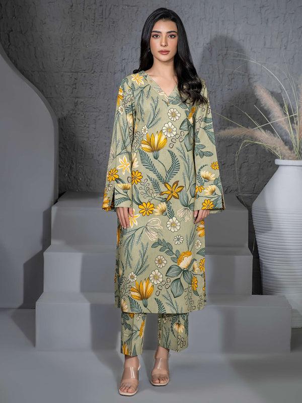 Limelight 2 Piece Khaddar Suit-Printed (Unstitched)