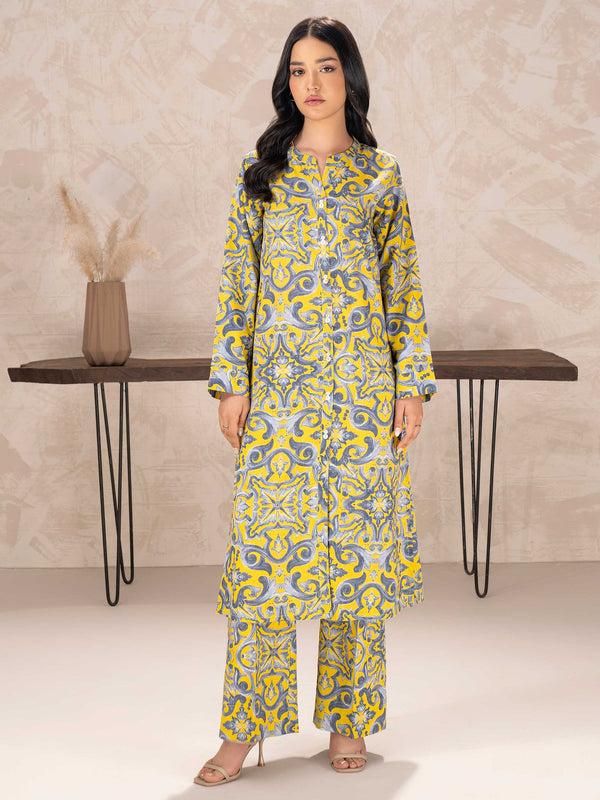 Limelight 2 Piece Khaddar Suit-Printed (Unstitched)