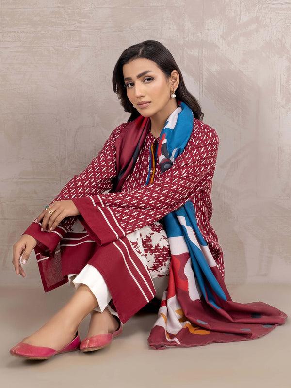 limelight 2 Piece Khaddar Suit-Printed (Unstitched)